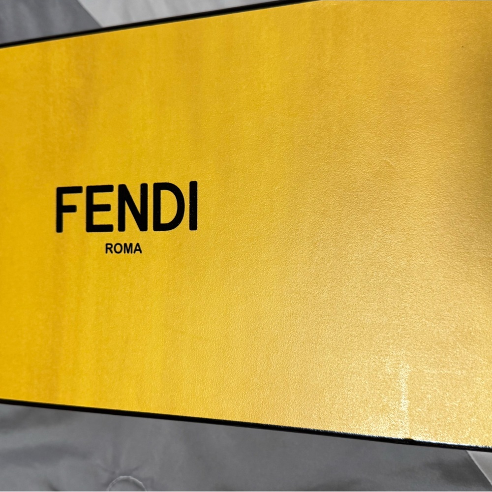Fendi Yellow Box with Label